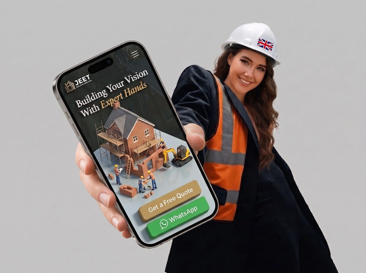 Jeet Building Services — Builder Website, West London - Impact & Growth Metrics Visual