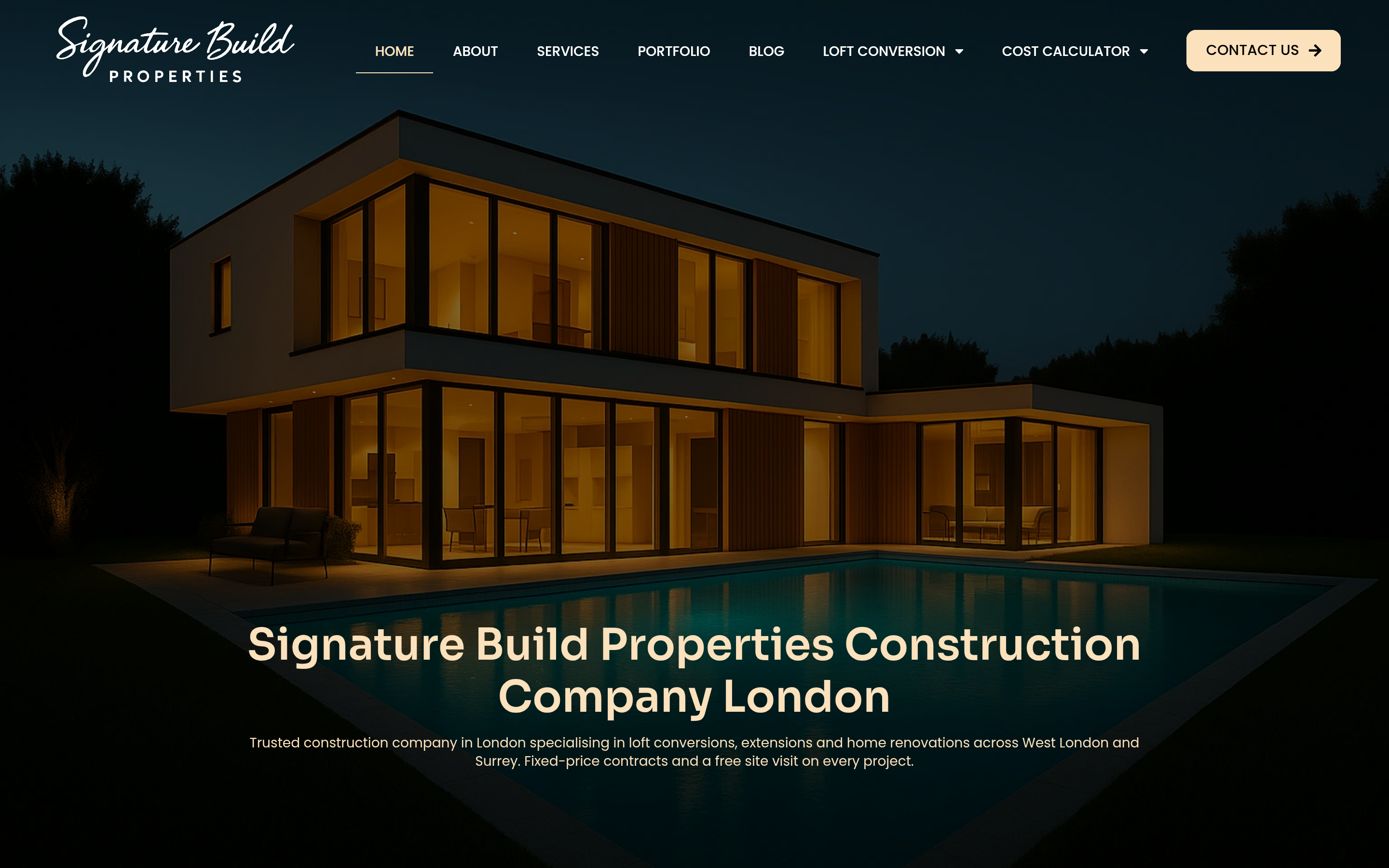 Signature Build Properties — Builder Website, Hayes London - Technical Architecture Visual 2